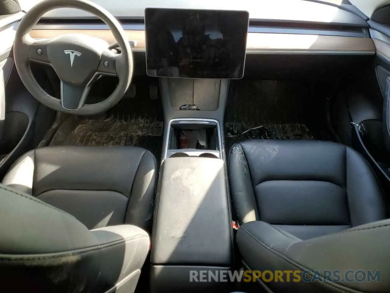 8 Photograph of a damaged car 5YJ3E1EB7PF393442 TESLA MODEL 3 2023