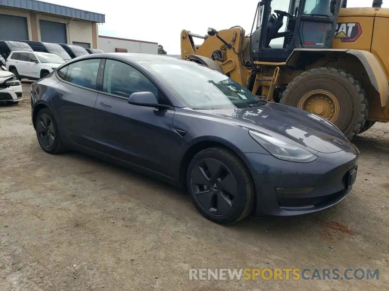 4 Photograph of a damaged car 5YJ3E1EB7PF454496 TESLA MODEL 3 2023