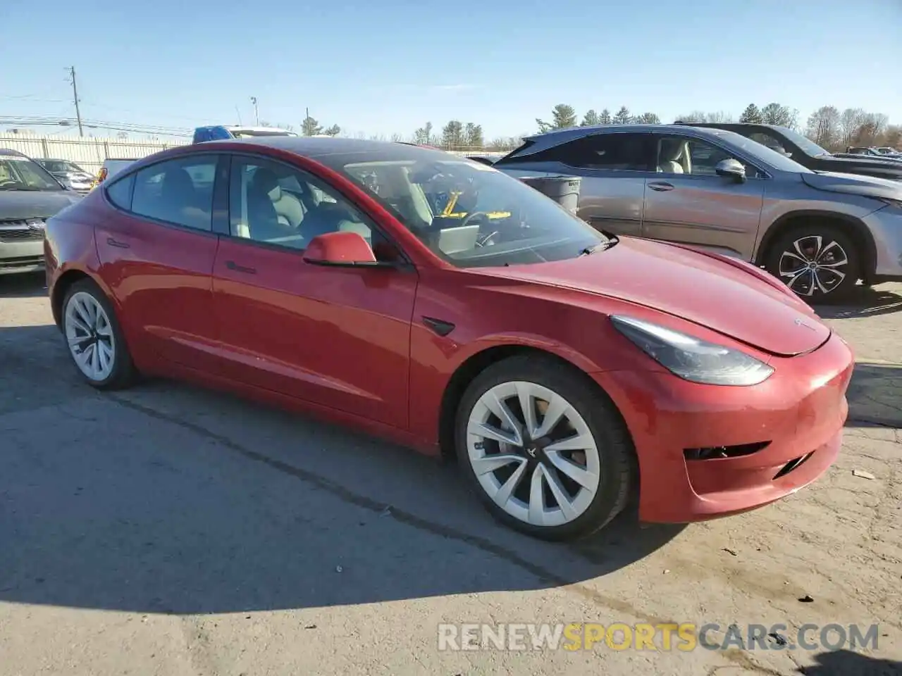 4 Photograph of a damaged car 5YJ3E1EB7PF461397 TESLA MODEL 3 2023