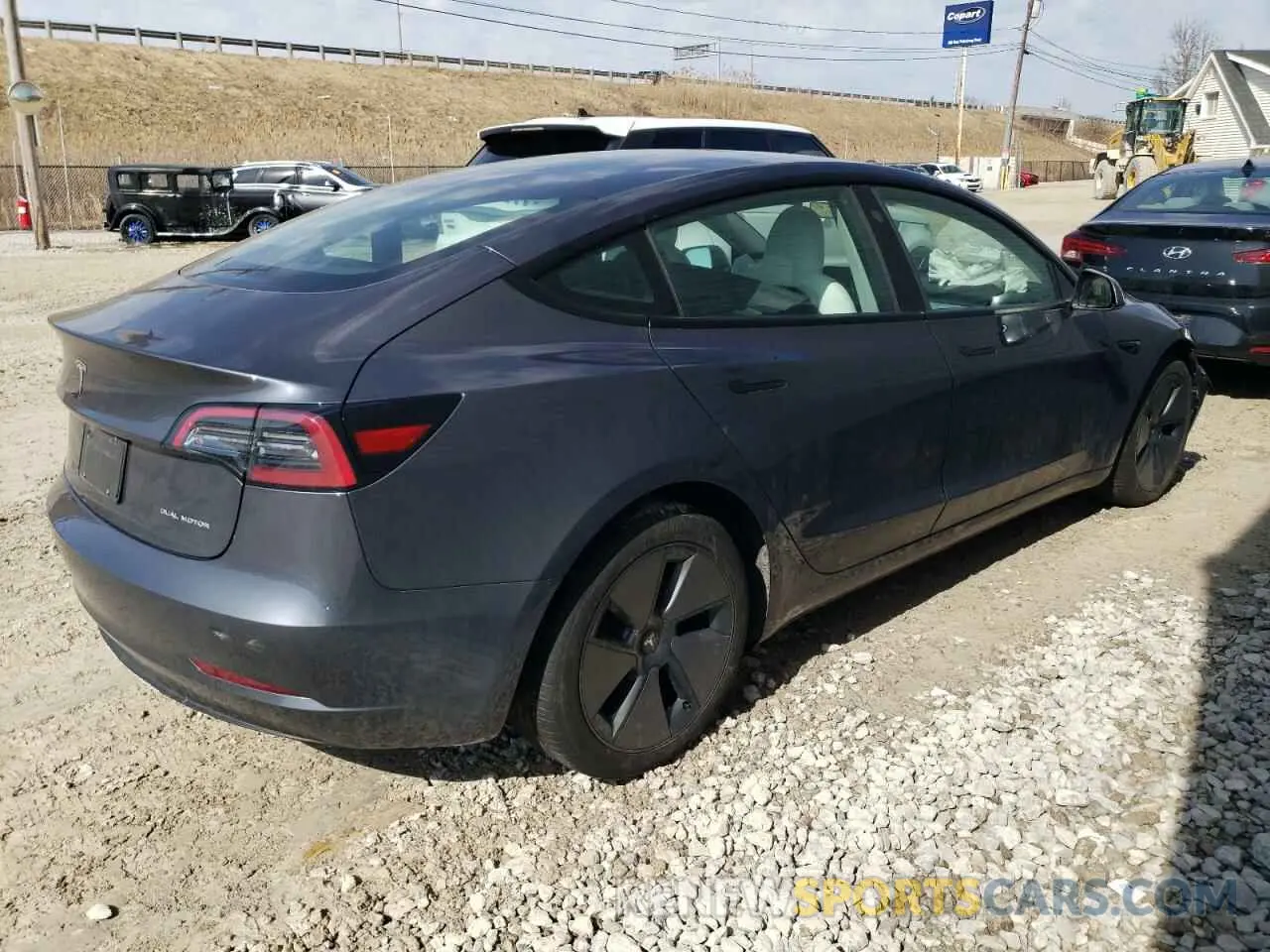 3 Photograph of a damaged car 5YJ3E1EB7PF678979 TESLA MODEL 3 2023