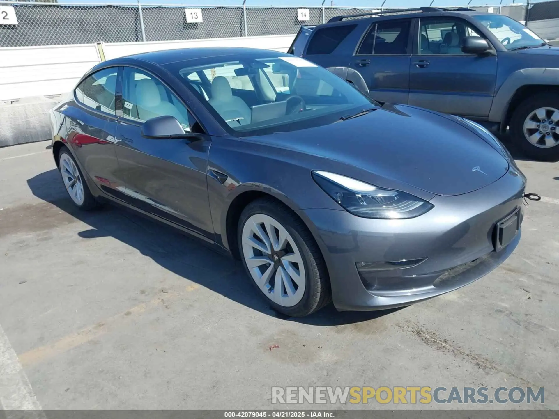 1 Photograph of a damaged car 5YJ3E1EB7PF704061 TESLA MODEL 3 2023