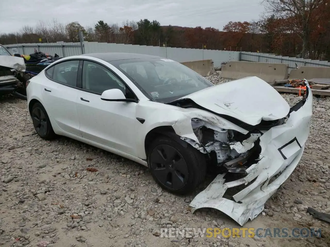 4 Photograph of a damaged car 5YJ3E1EB8PF390159 TESLA MODEL 3 2023