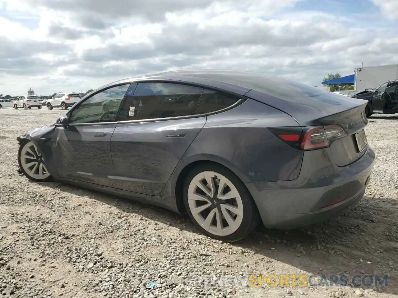 2 Photograph of a damaged car 5YJ3E1EB8PF392106 TESLA MODEL 3 2023