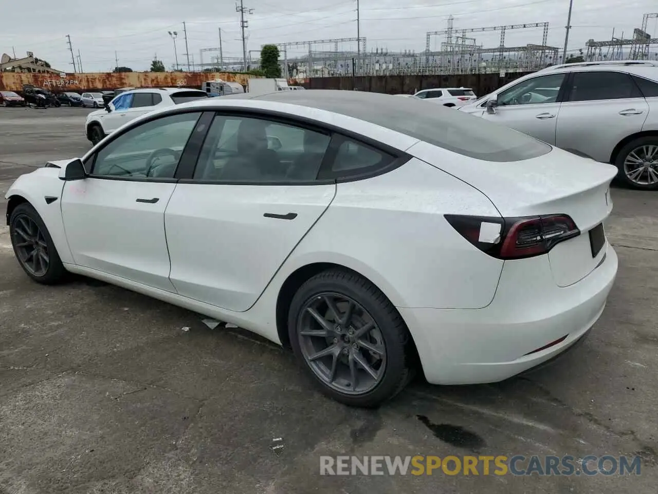 2 Photograph of a damaged car 5YJ3E1EB8PF454894 TESLA MODEL 3 2023