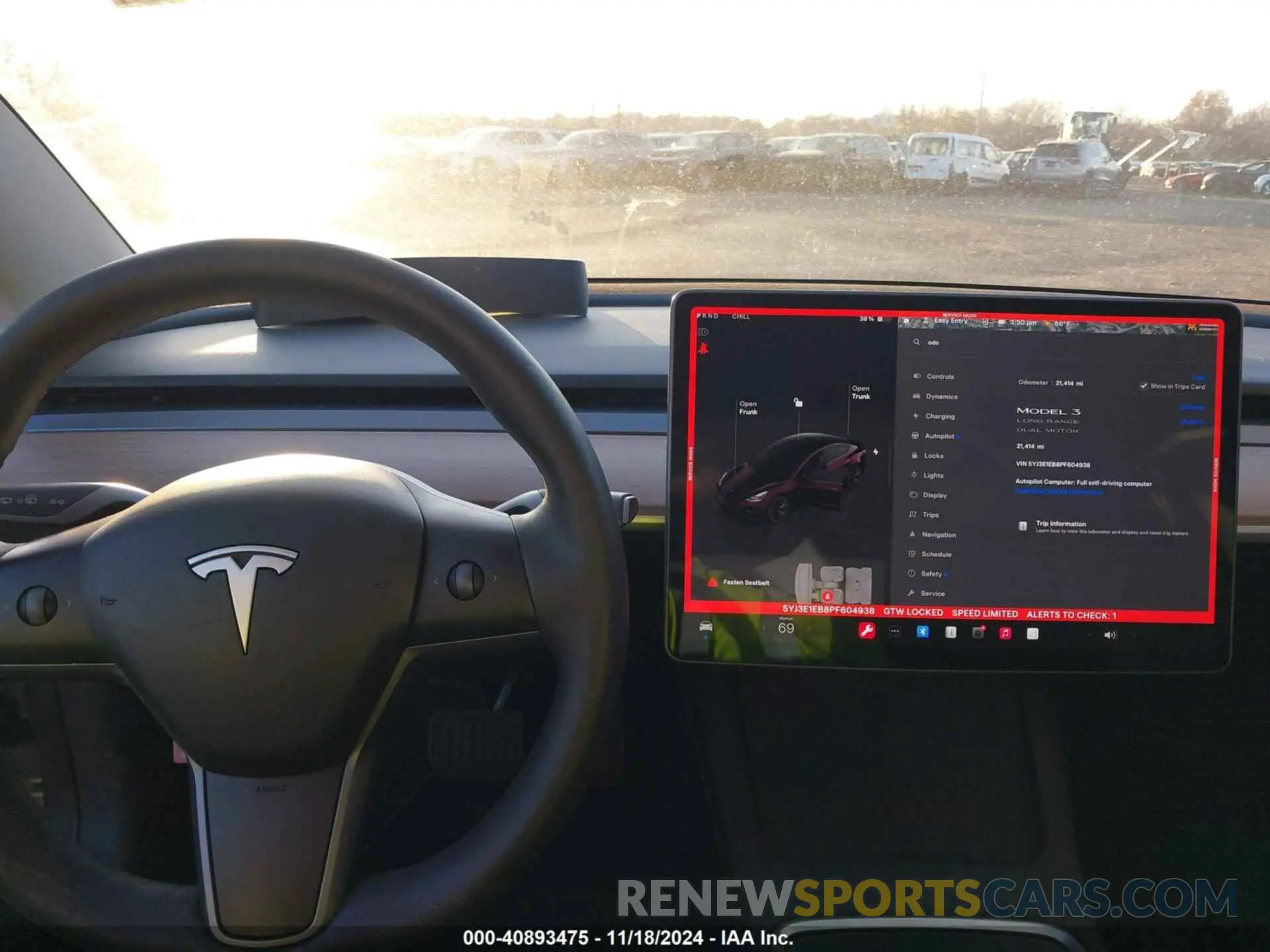 18 Photograph of a damaged car 5YJ3E1EB8PF604938 TESLA MODEL 3 2023