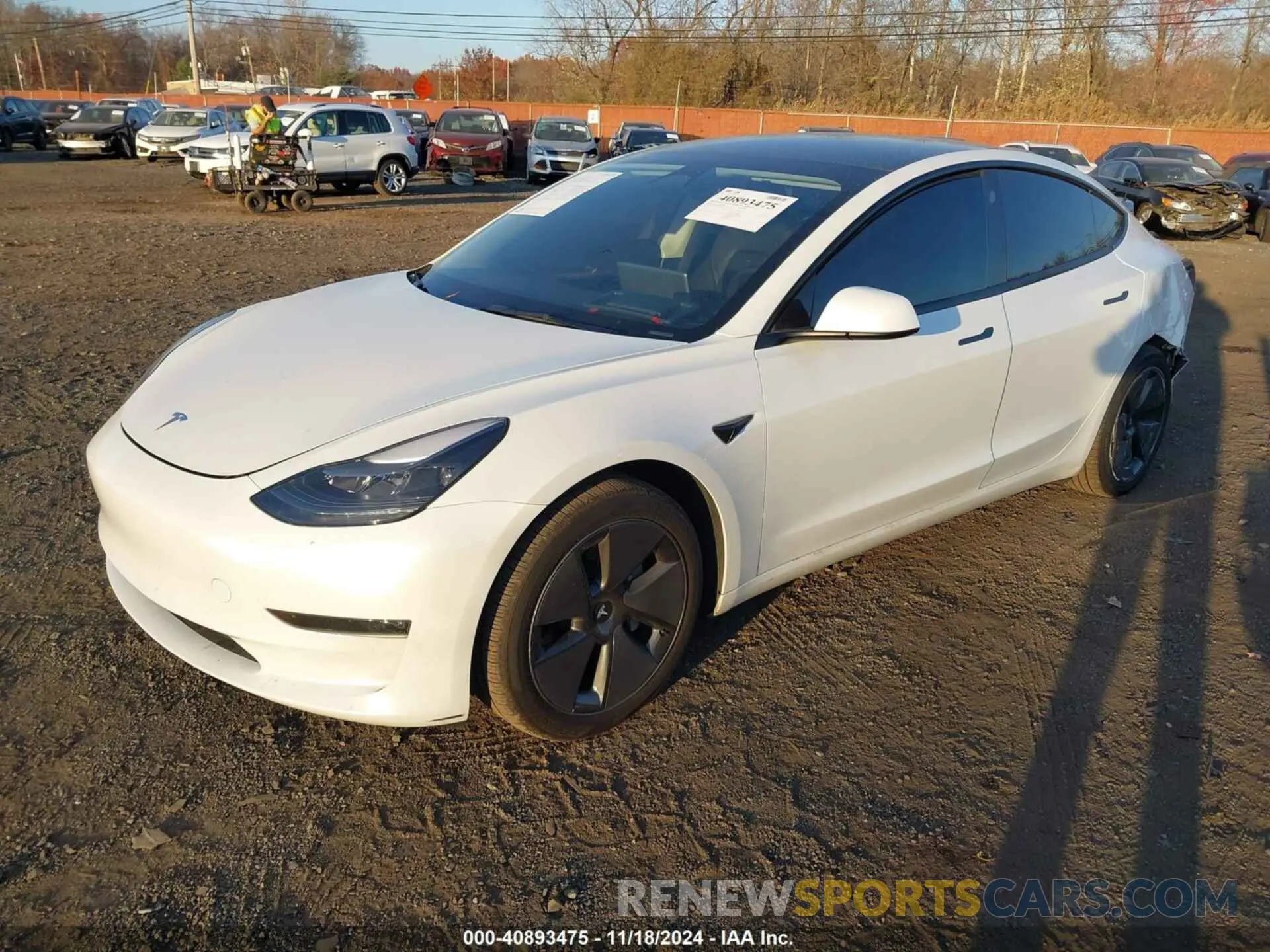 2 Photograph of a damaged car 5YJ3E1EB8PF604938 TESLA MODEL 3 2023
