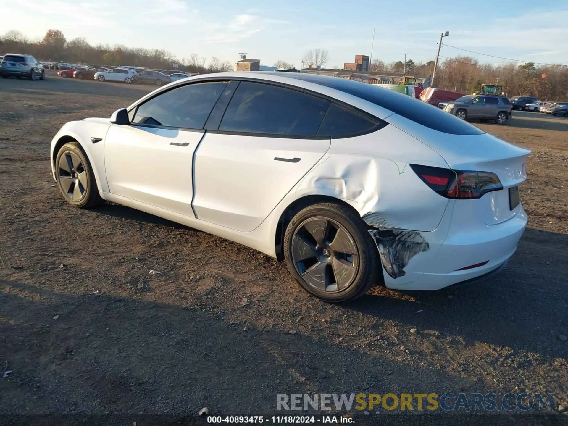 3 Photograph of a damaged car 5YJ3E1EB8PF604938 TESLA MODEL 3 2023