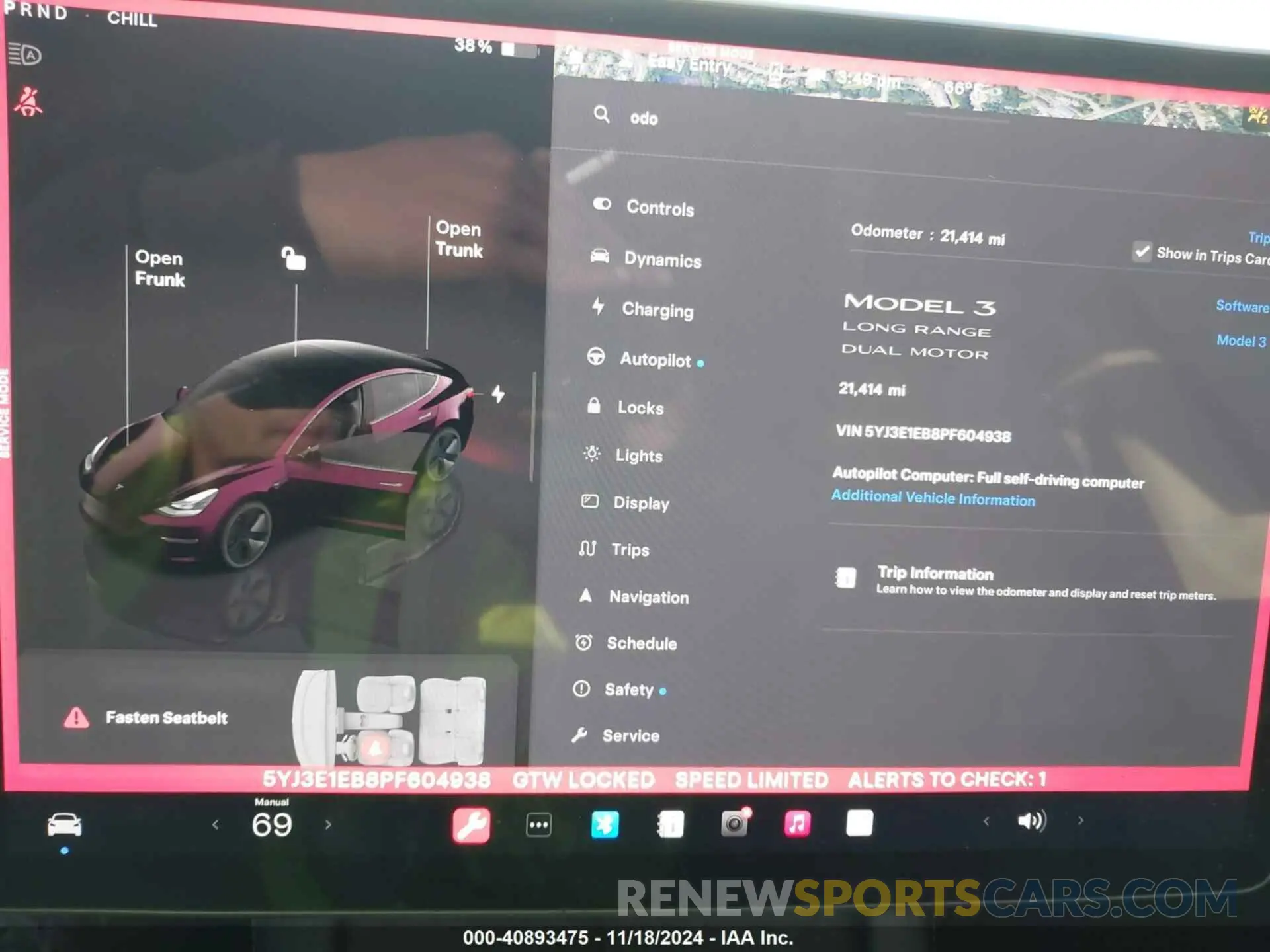 7 Photograph of a damaged car 5YJ3E1EB8PF604938 TESLA MODEL 3 2023