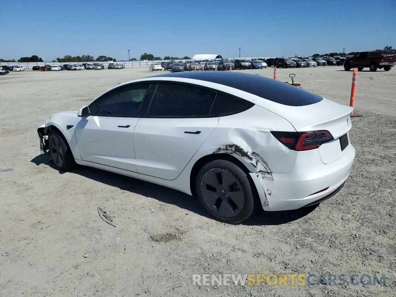2 Photograph of a damaged car 5YJ3E1EB8PF609640 TESLA MODEL 3 2023