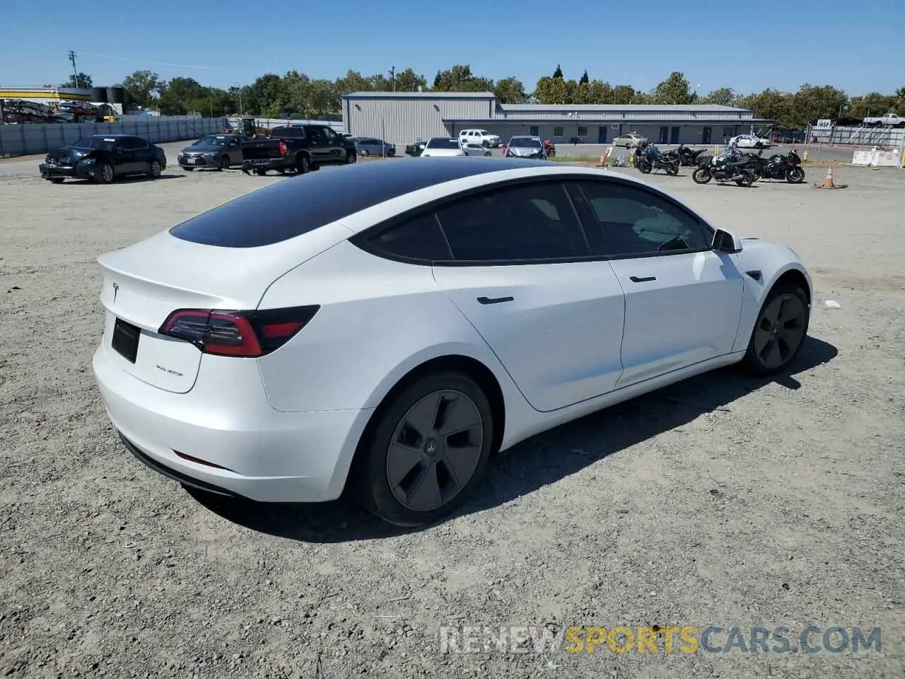3 Photograph of a damaged car 5YJ3E1EB8PF609640 TESLA MODEL 3 2023