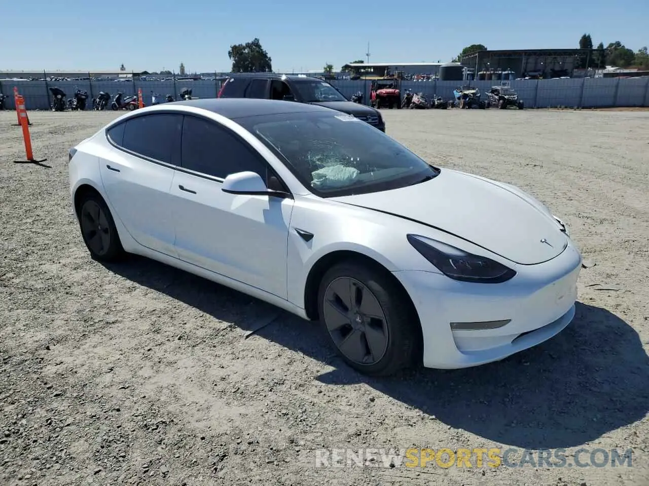 4 Photograph of a damaged car 5YJ3E1EB8PF609640 TESLA MODEL 3 2023