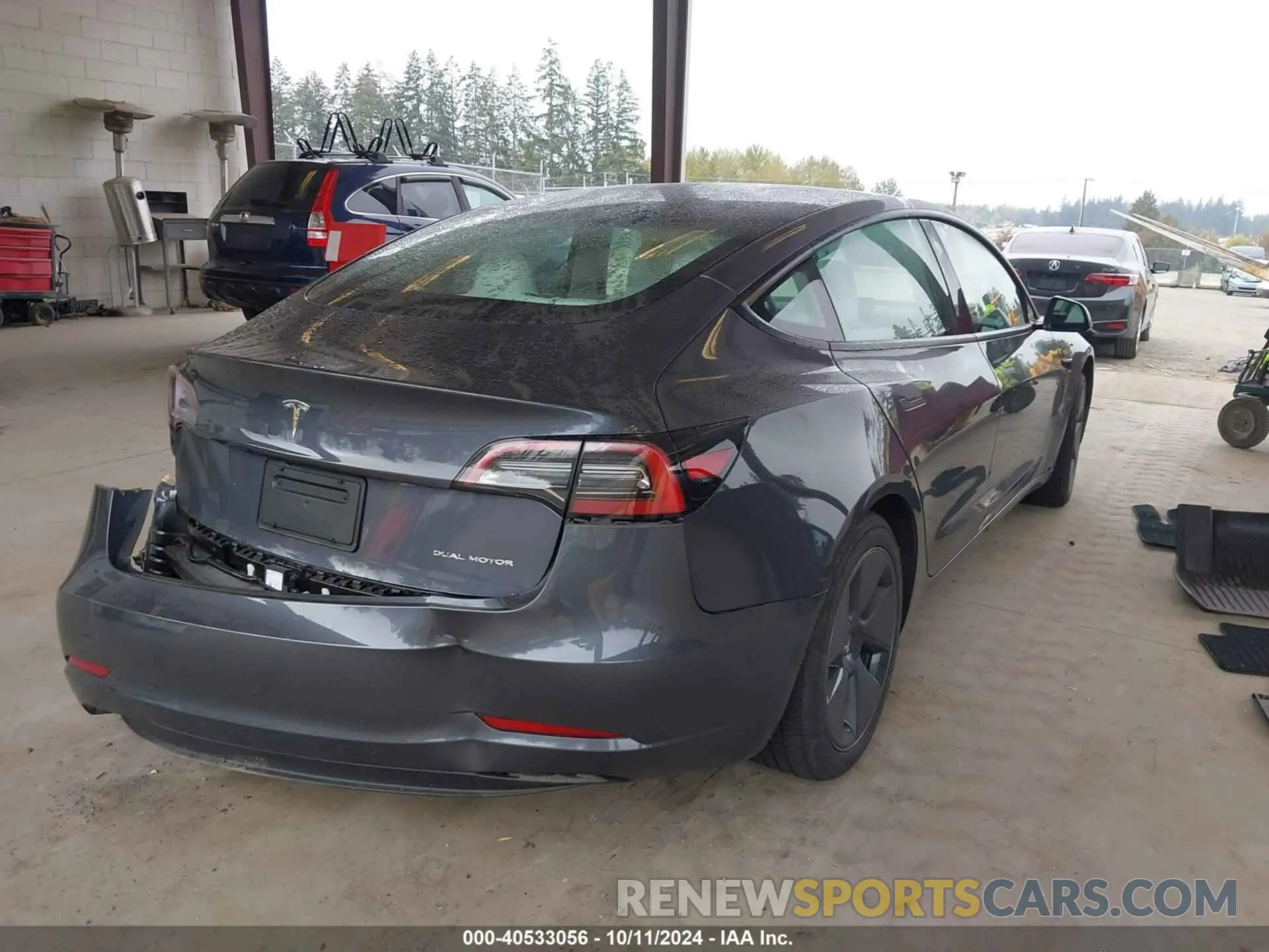 4 Photograph of a damaged car 5YJ3E1EB8PF618953 TESLA MODEL 3 2023