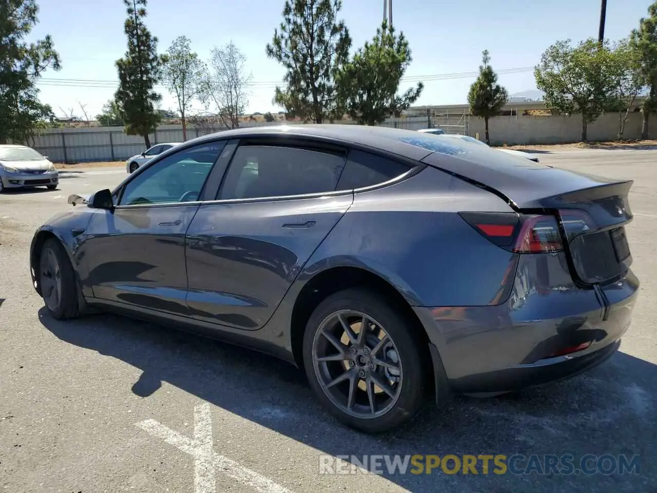 2 Photograph of a damaged car 5YJ3E1EB8PF623862 TESLA MODEL 3 2023