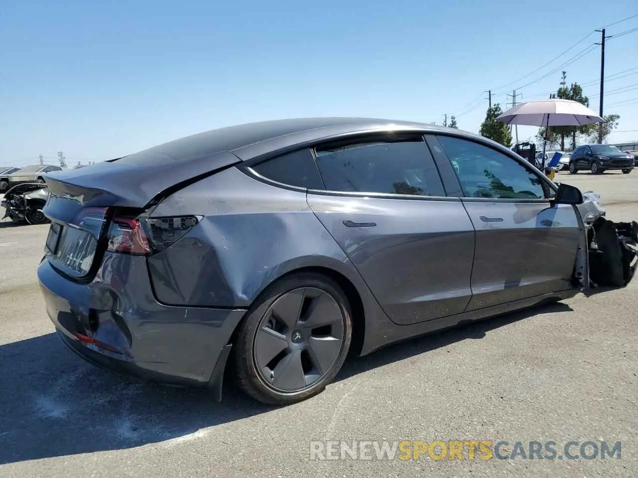 3 Photograph of a damaged car 5YJ3E1EB8PF623862 TESLA MODEL 3 2023