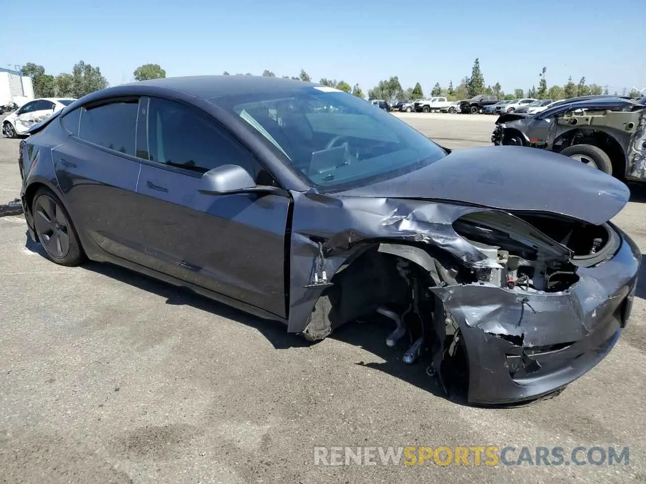 4 Photograph of a damaged car 5YJ3E1EB8PF623862 TESLA MODEL 3 2023