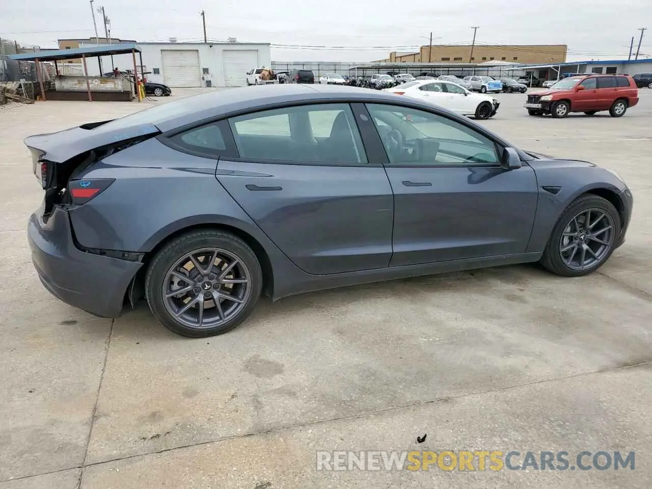 3 Photograph of a damaged car 5YJ3E1EB8PF633372 TESLA MODEL 3 2023