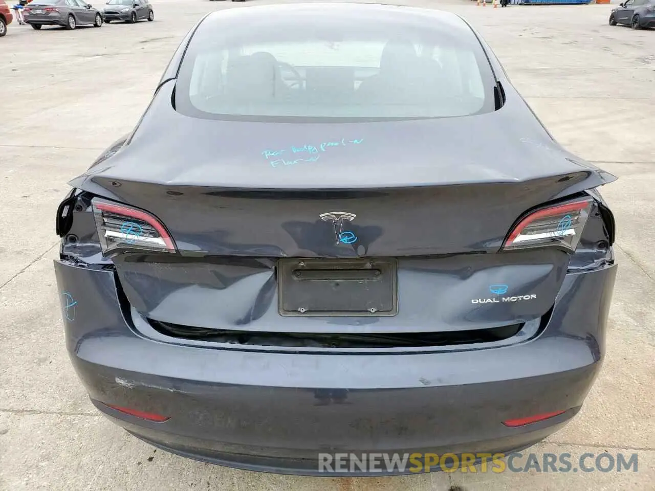 6 Photograph of a damaged car 5YJ3E1EB8PF633372 TESLA MODEL 3 2023