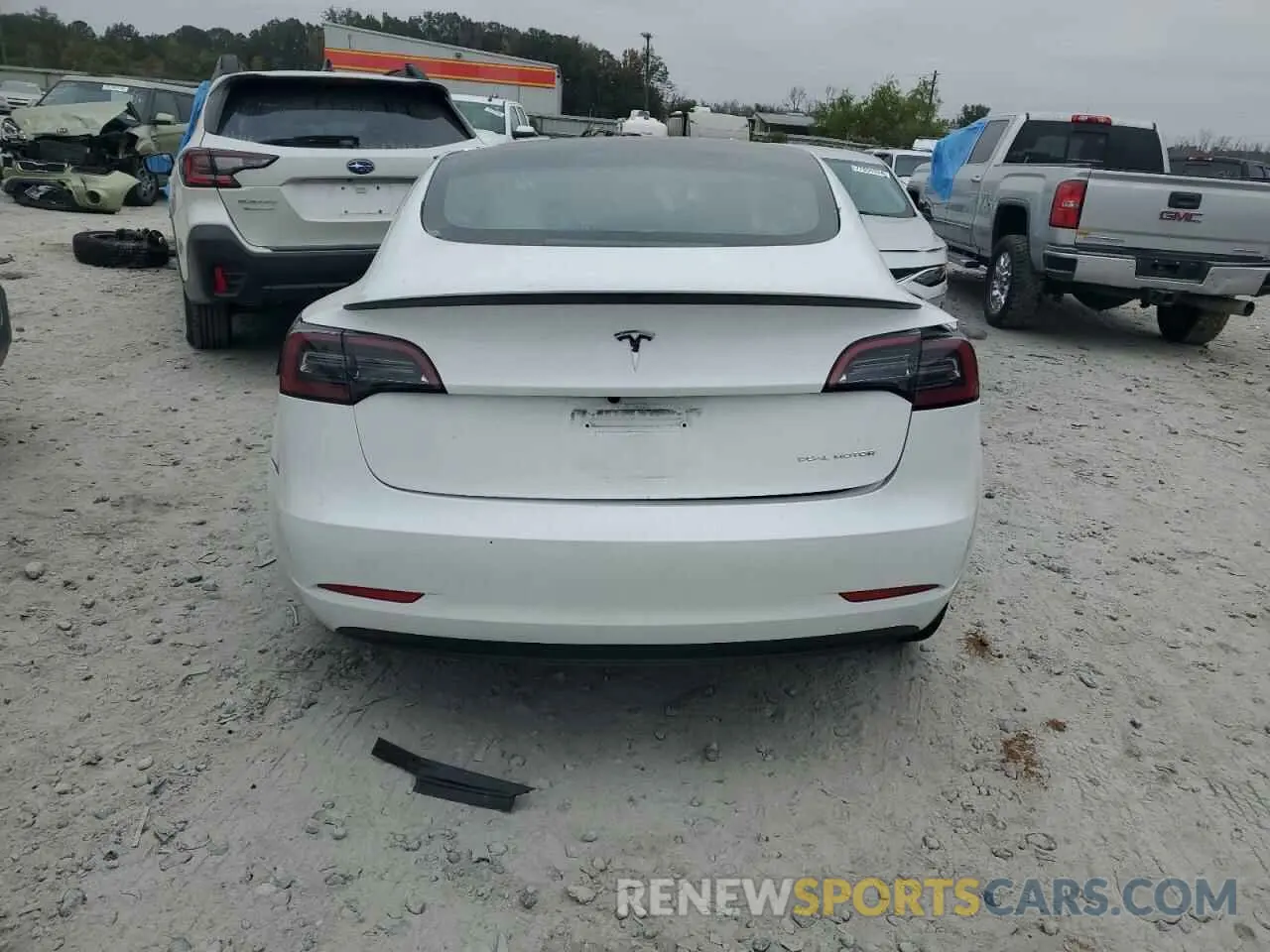 6 Photograph of a damaged car 5YJ3E1EB8PF665836 TESLA MODEL 3 2023