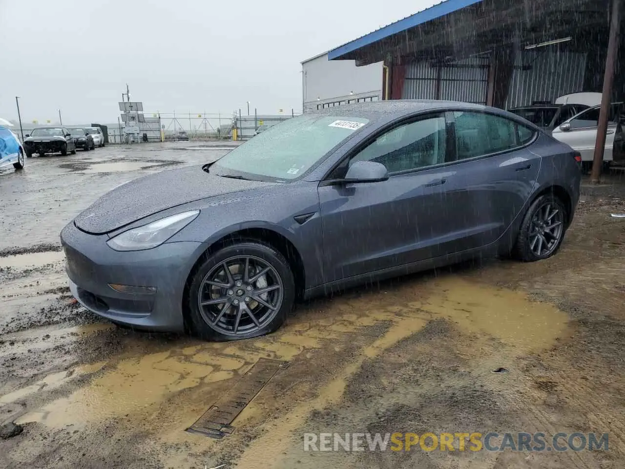 1 Photograph of a damaged car 5YJ3E1EB8PF713545 TESLA MODEL 3 2023