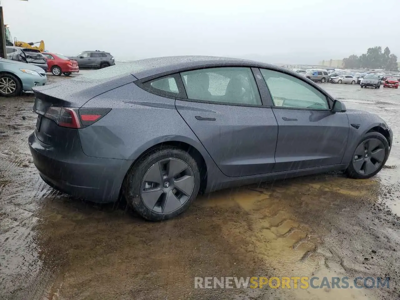 3 Photograph of a damaged car 5YJ3E1EB8PF713545 TESLA MODEL 3 2023