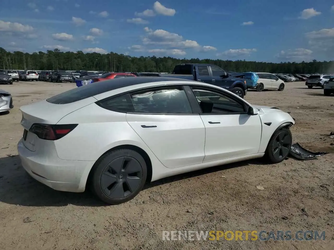 3 Photograph of a damaged car 5YJ3E1EB9PF386556 TESLA MODEL 3 2023
