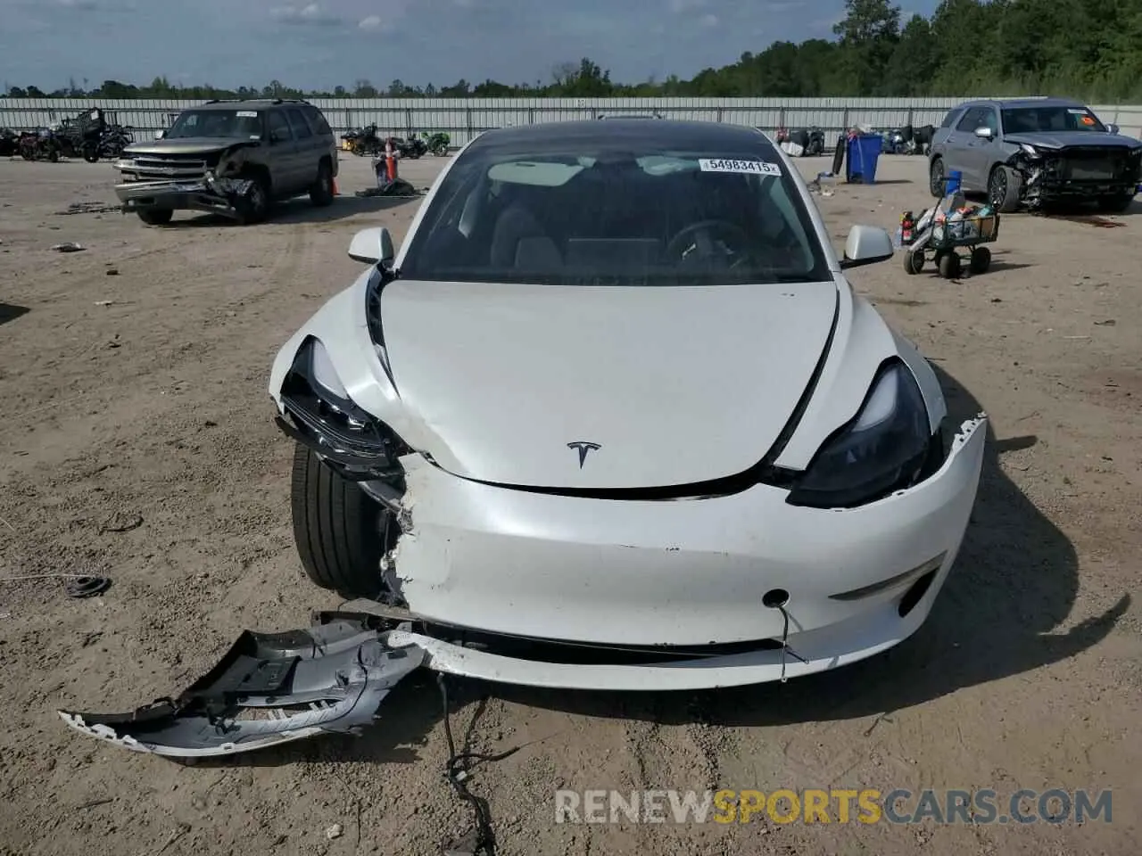 5 Photograph of a damaged car 5YJ3E1EB9PF386556 TESLA MODEL 3 2023