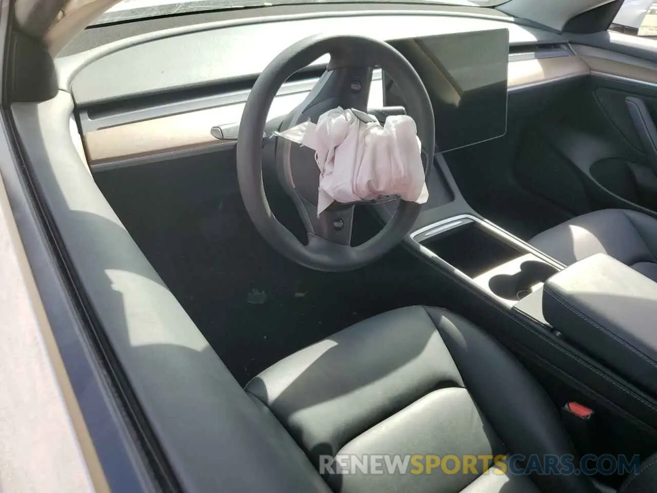 8 Photograph of a damaged car 5YJ3E1EB9PF386556 TESLA MODEL 3 2023