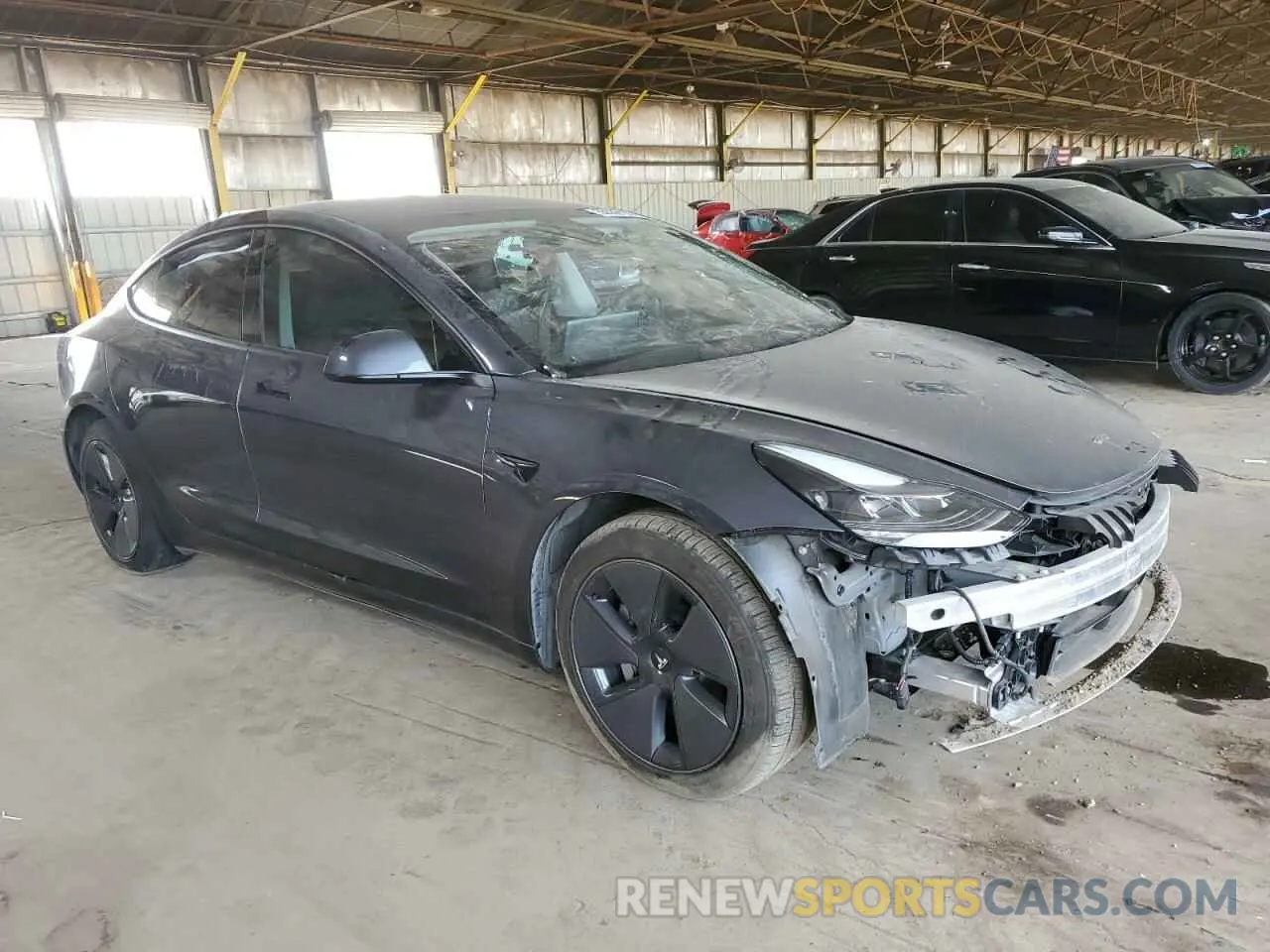 4 Photograph of a damaged car 5YJ3E1EB9PF388534 TESLA MODEL 3 2023