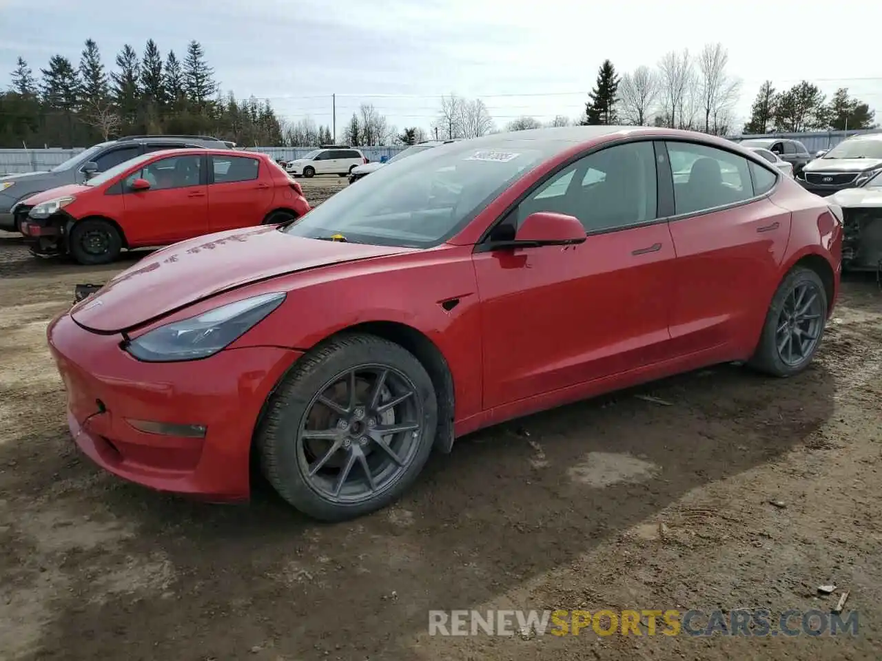 1 Photograph of a damaged car 5YJ3E1EB9PF390316 TESLA MODEL 3 2023