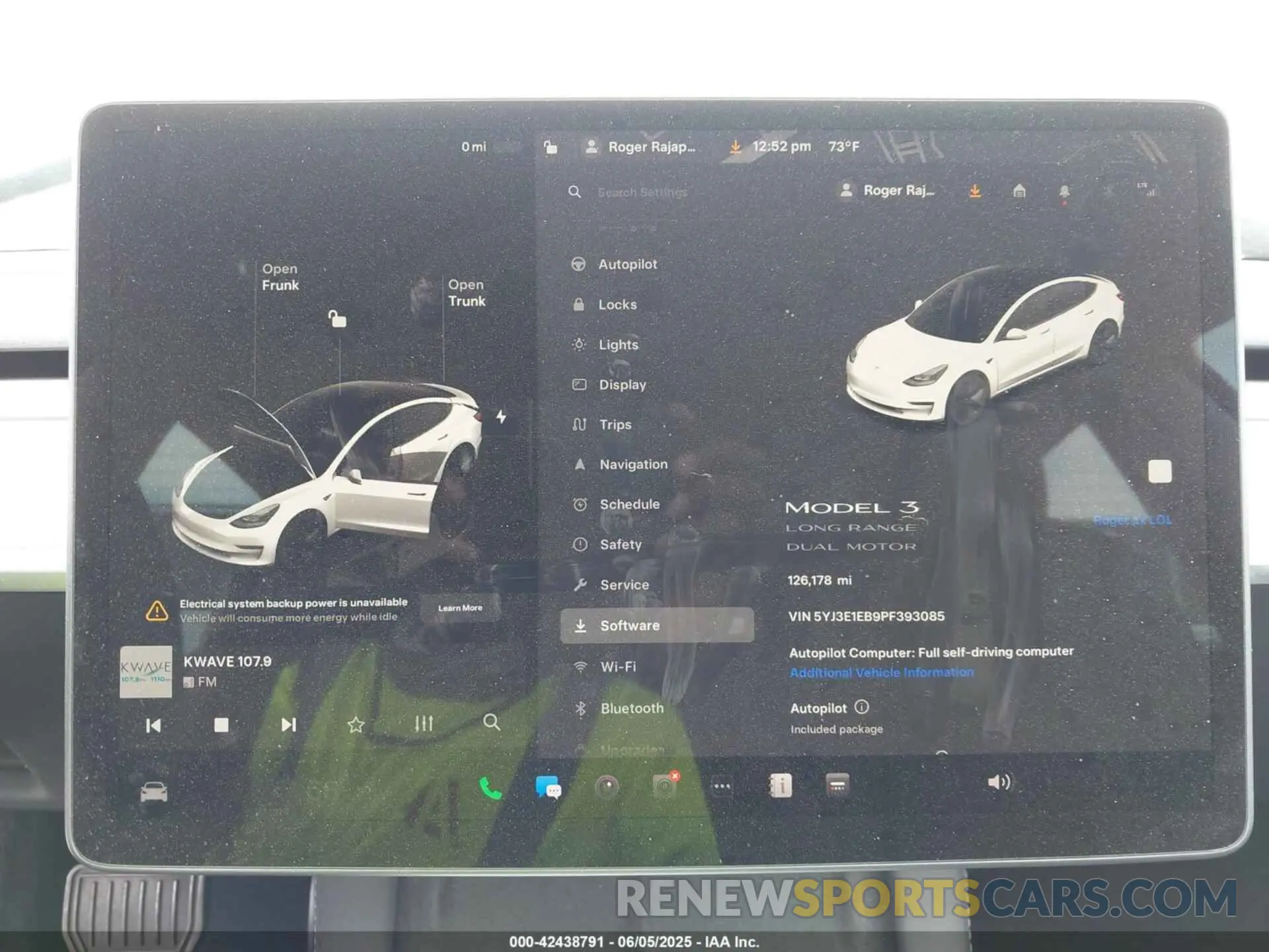 7 Photograph of a damaged car 5YJ3E1EB9PF393085 TESLA MODEL 3 2023