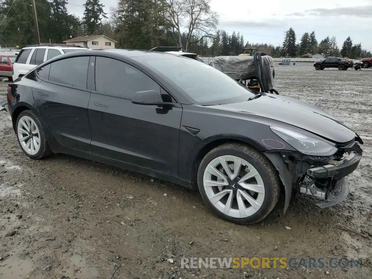 4 Photograph of a damaged car 5YJ3E1EB9PF607217 TESLA MODEL 3 2023