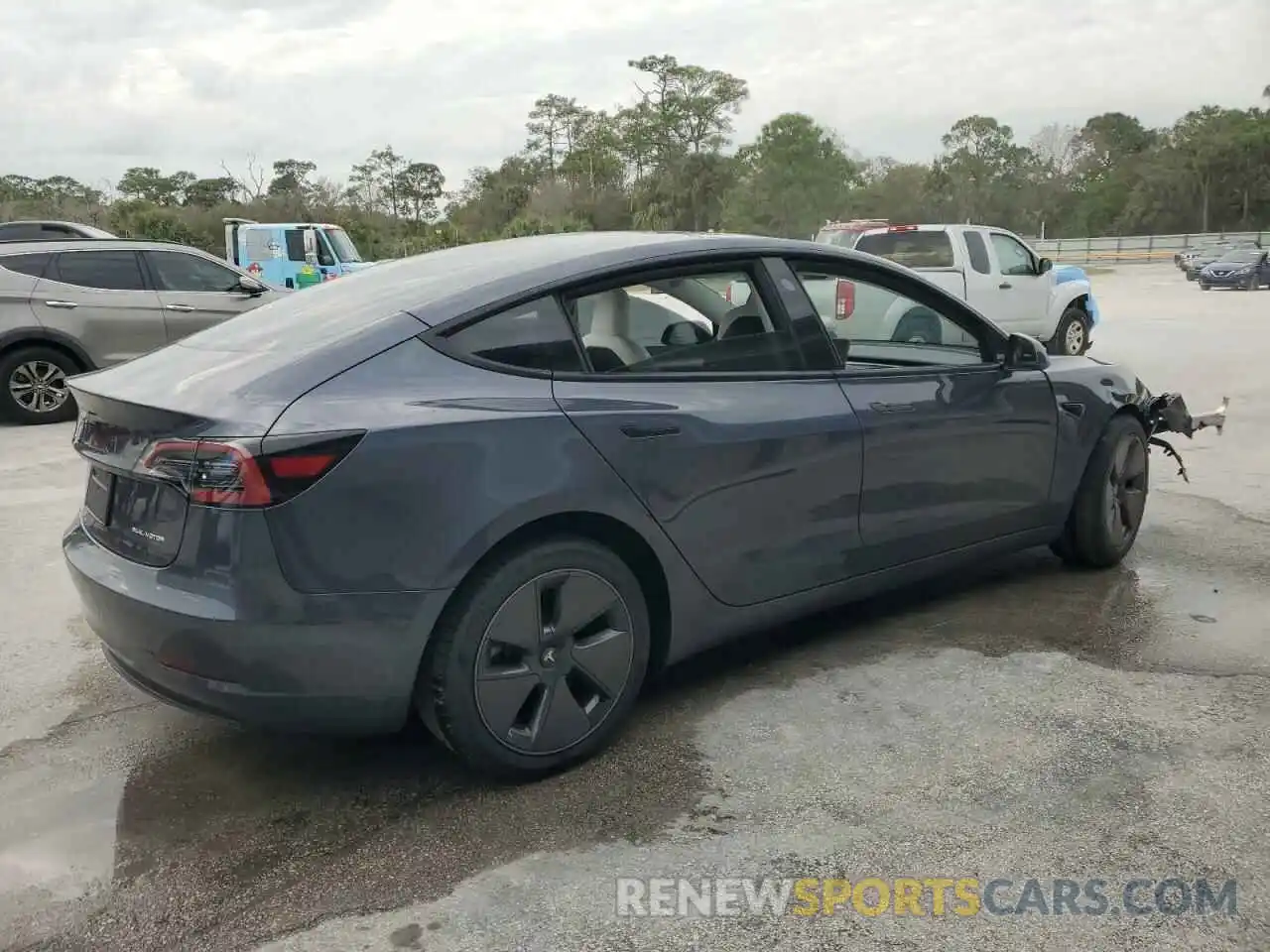 3 Photograph of a damaged car 5YJ3E1EB9PF619514 TESLA MODEL 3 2023