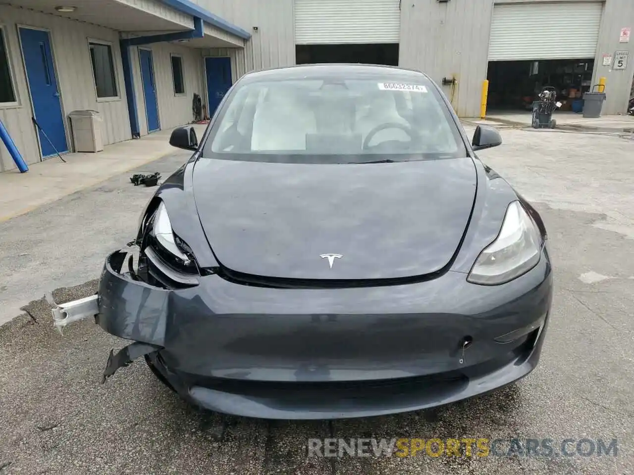 5 Photograph of a damaged car 5YJ3E1EB9PF619514 TESLA MODEL 3 2023