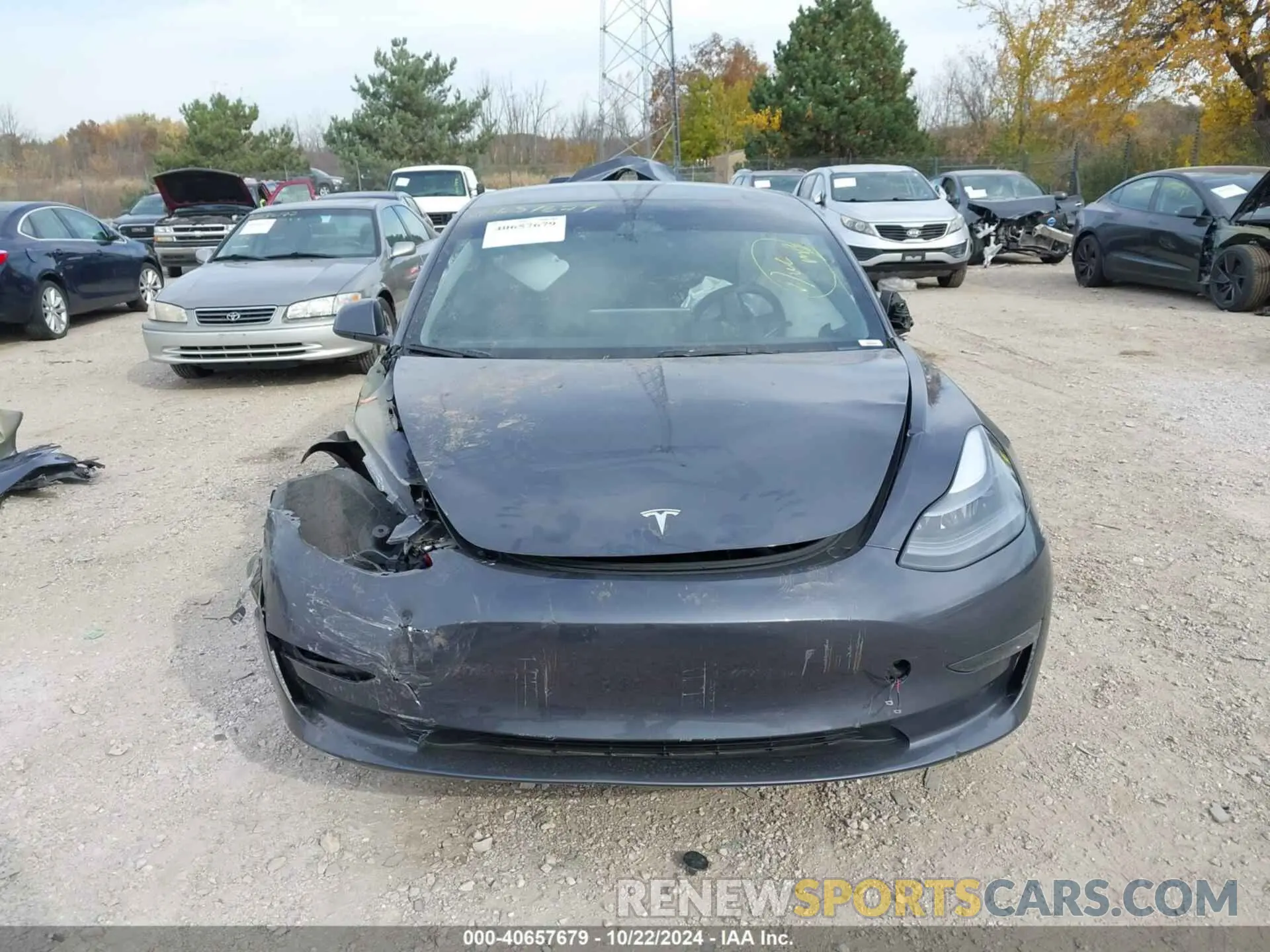 12 Photograph of a damaged car 5YJ3E1EB9PF634742 TESLA MODEL 3 2023