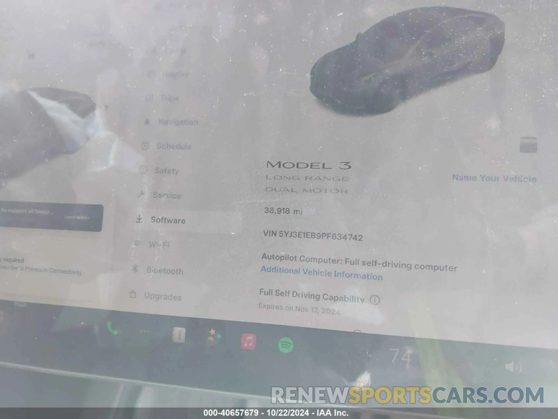 7 Photograph of a damaged car 5YJ3E1EB9PF634742 TESLA MODEL 3 2023