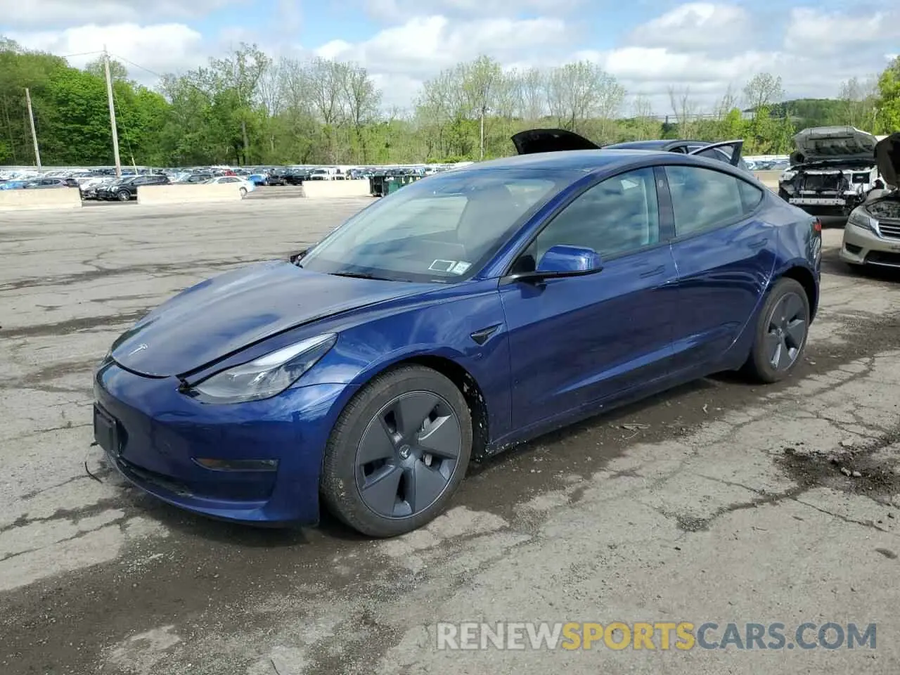 1 Photograph of a damaged car 5YJ3E1EB9PF673556 TESLA MODEL 3 2023