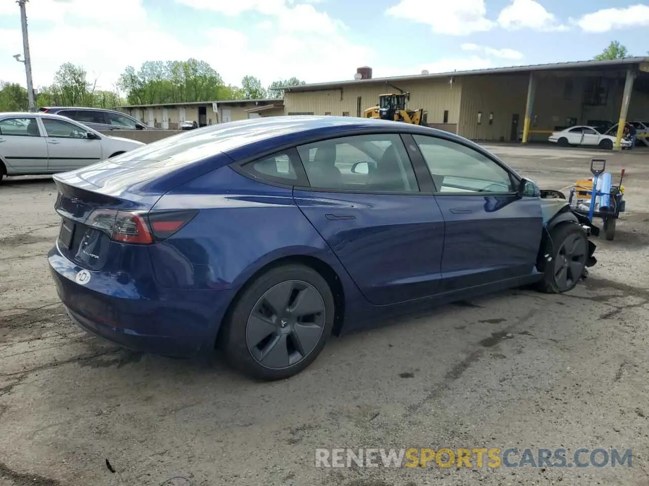 3 Photograph of a damaged car 5YJ3E1EB9PF673556 TESLA MODEL 3 2023