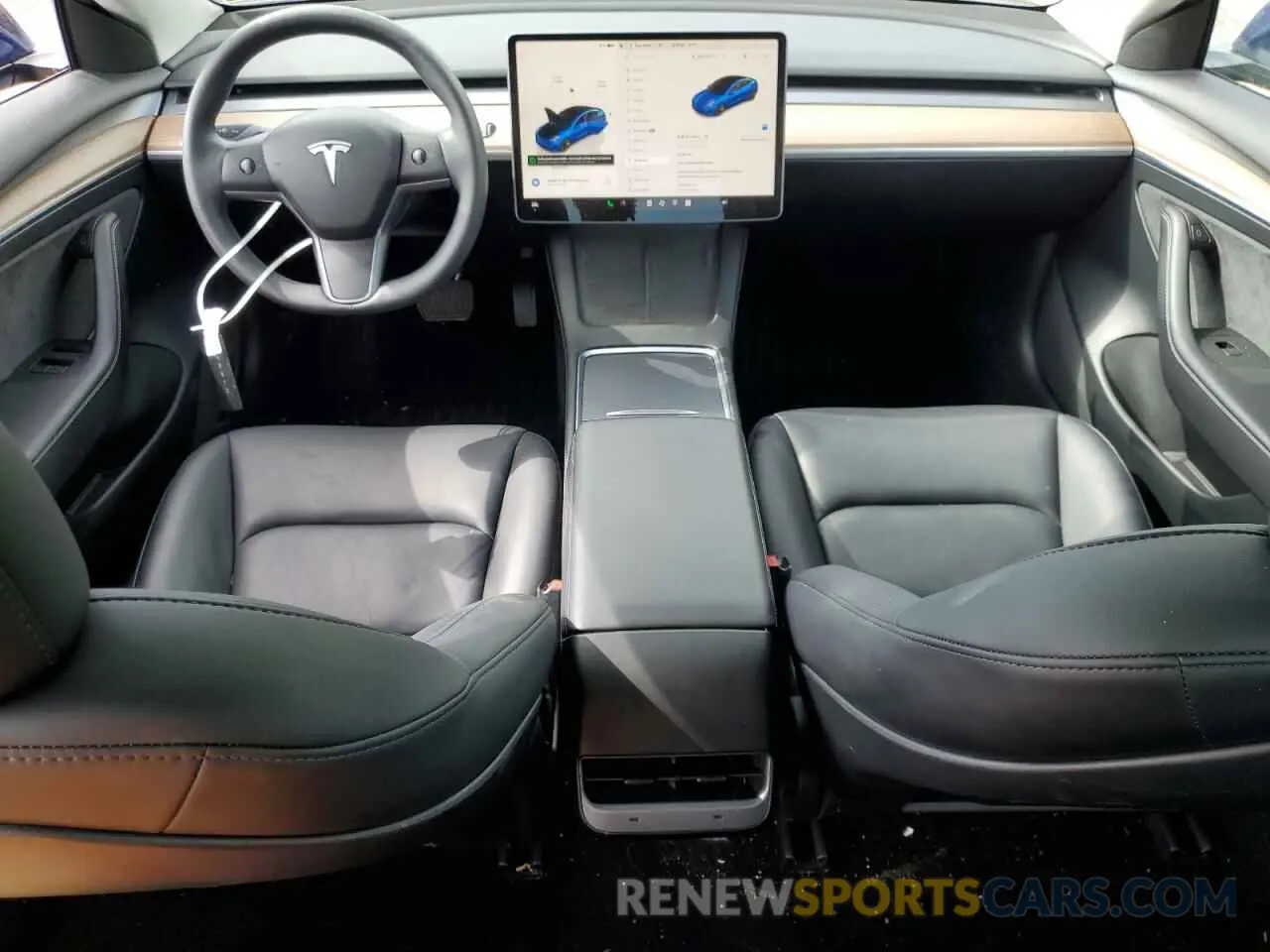 8 Photograph of a damaged car 5YJ3E1EB9PF673556 TESLA MODEL 3 2023