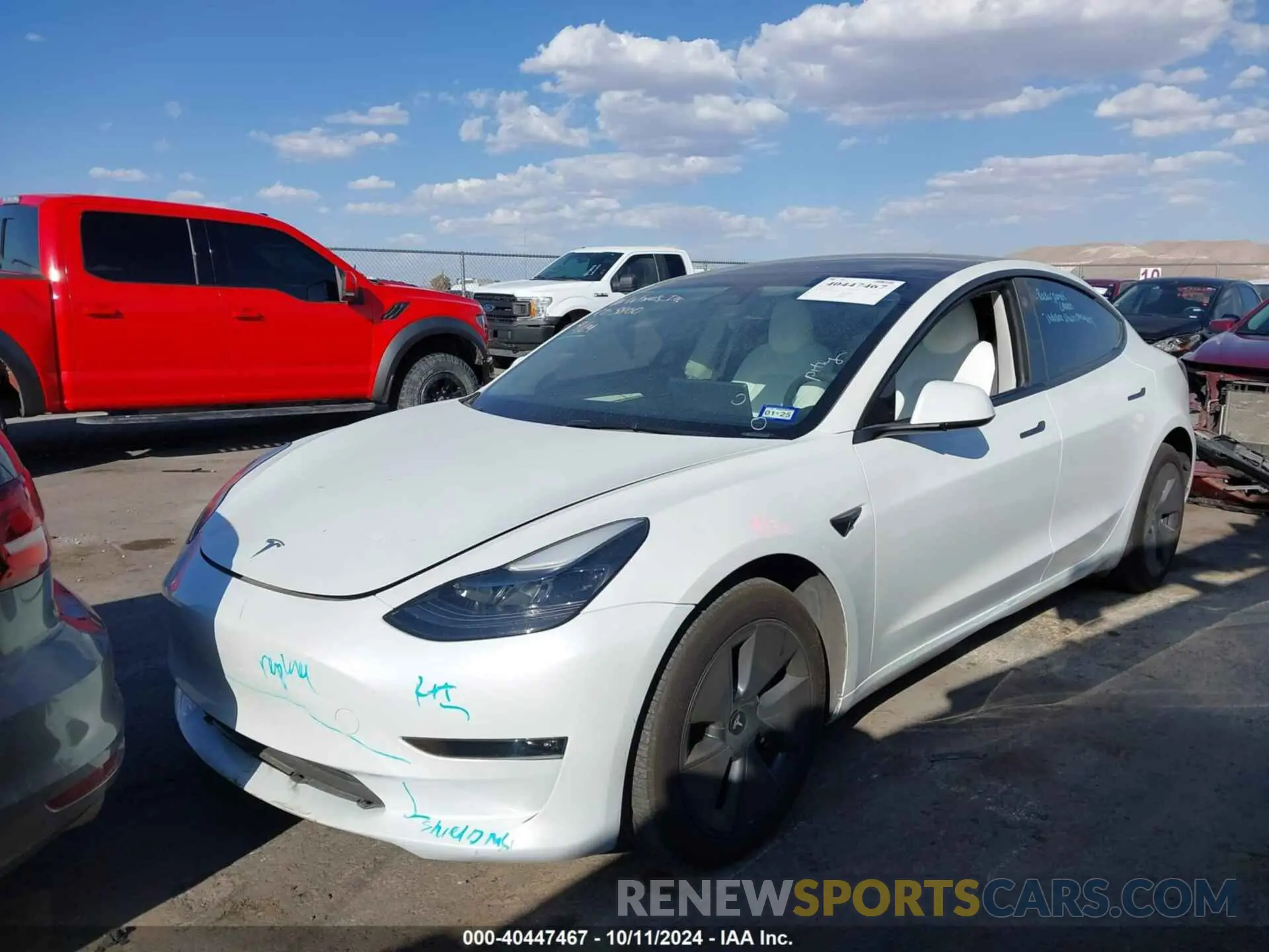 13 Photograph of a damaged car 5YJ3E1EB9PF675730 TESLA MODEL 3 2023