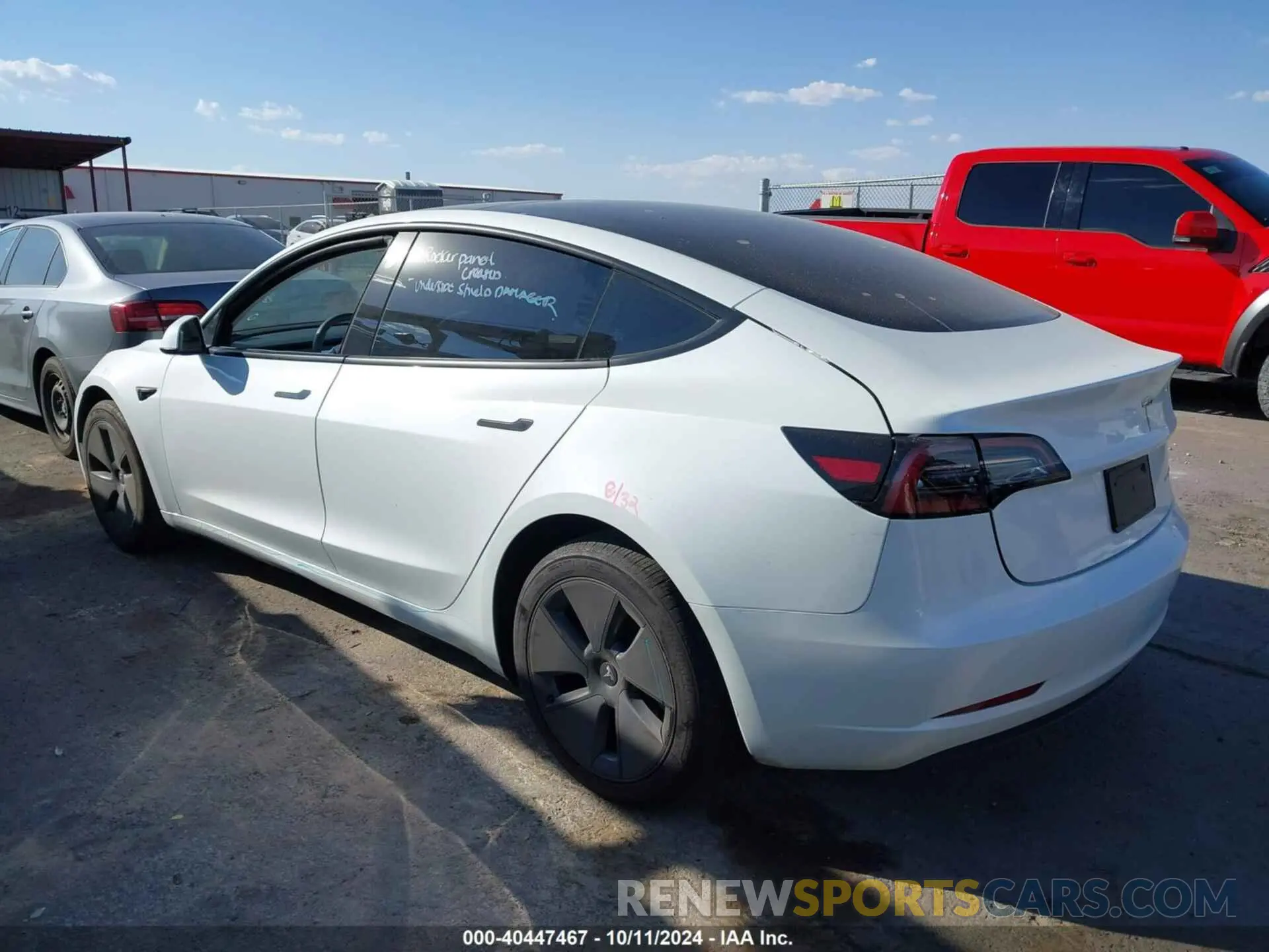 3 Photograph of a damaged car 5YJ3E1EB9PF675730 TESLA MODEL 3 2023
