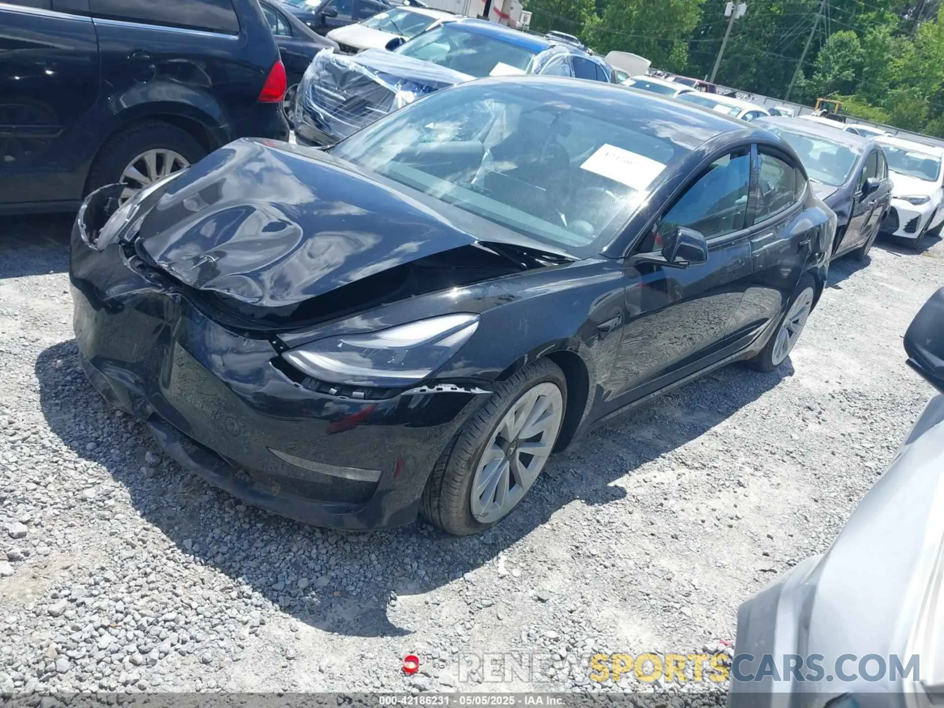 2 Photograph of a damaged car 5YJ3E1EBXPF388011 TESLA MODEL 3 2023