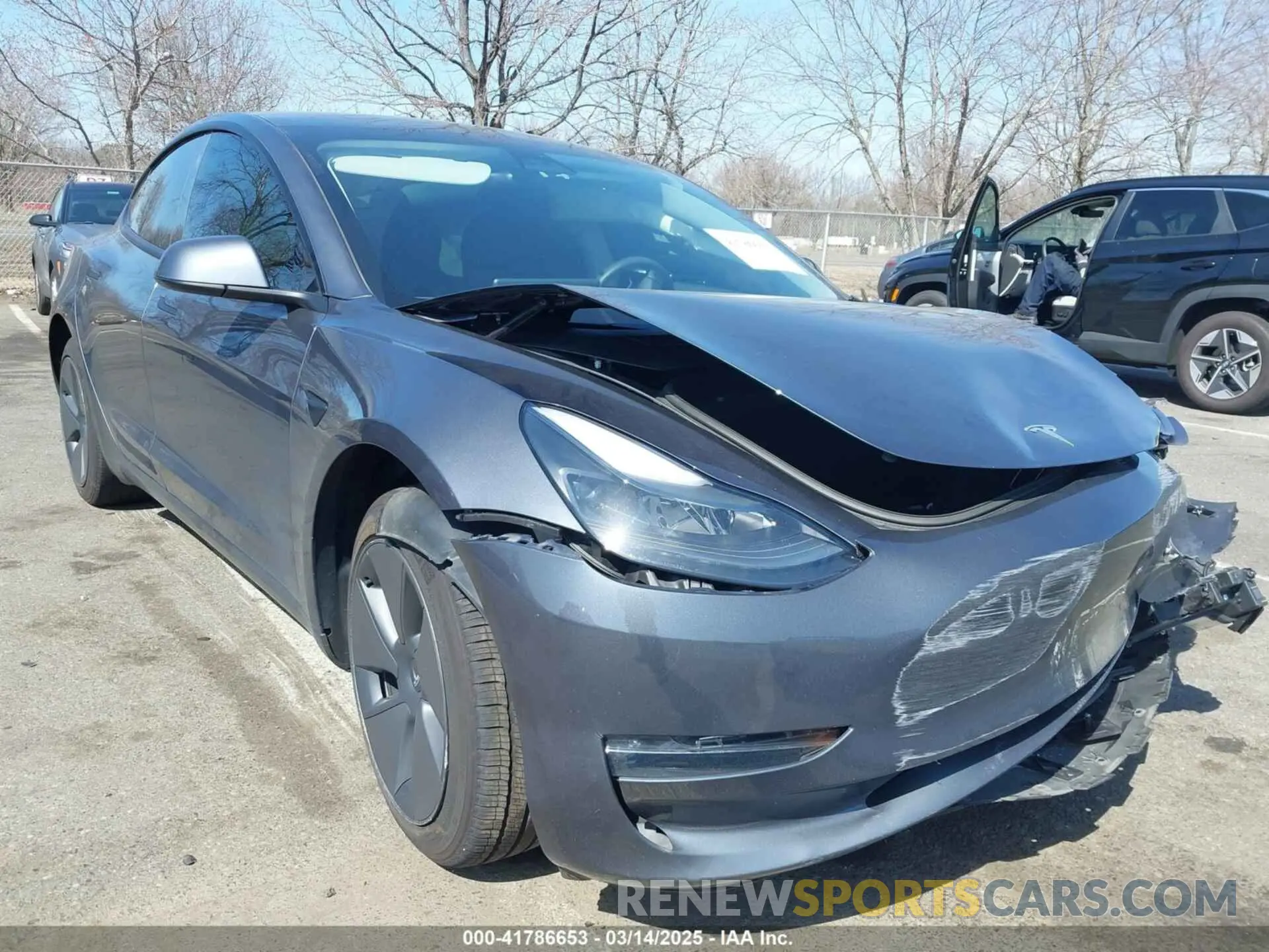 1 Photograph of a damaged car 5YJ3E1EBXPF391507 TESLA MODEL 3 2023
