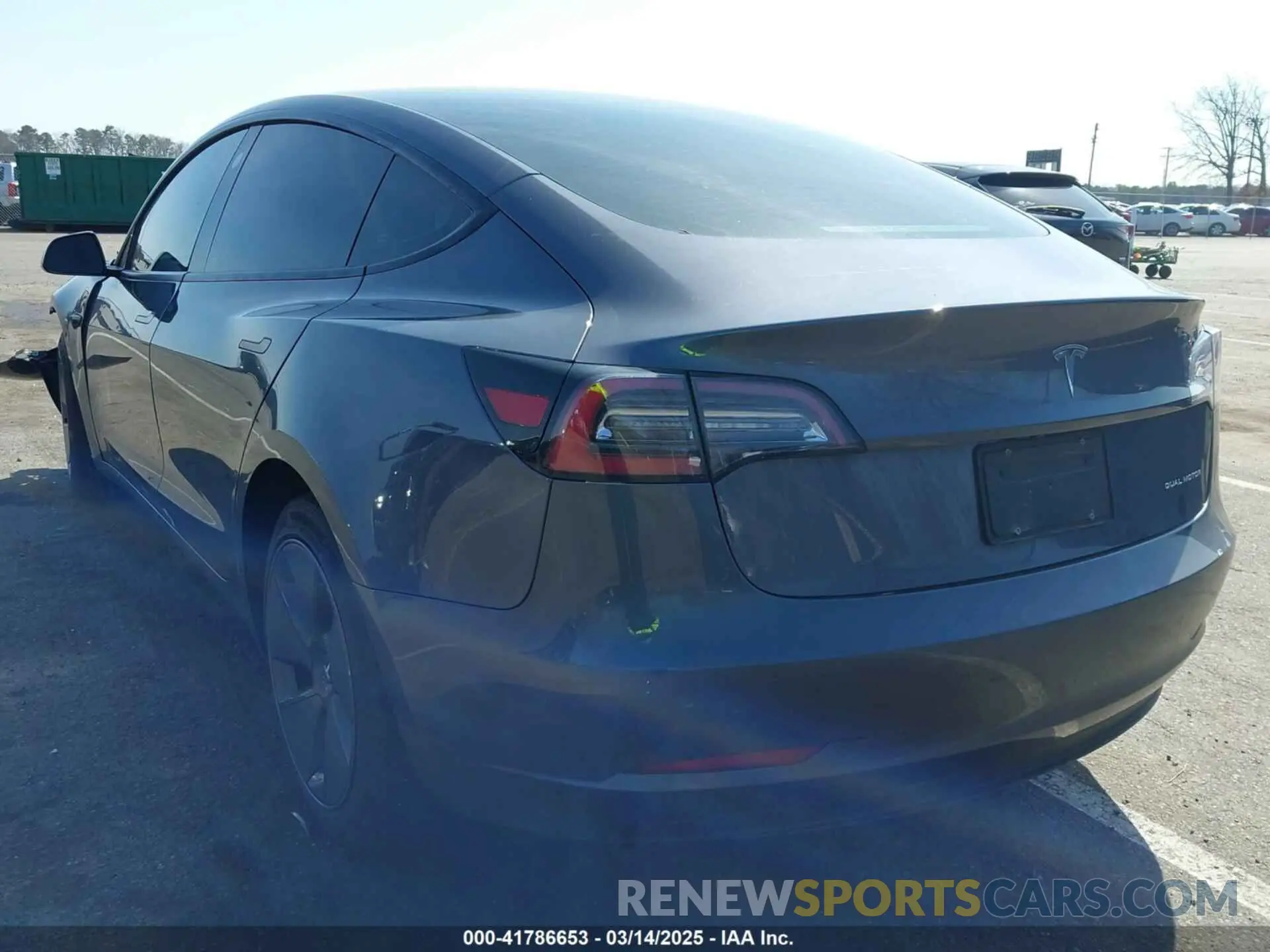 3 Photograph of a damaged car 5YJ3E1EBXPF391507 TESLA MODEL 3 2023