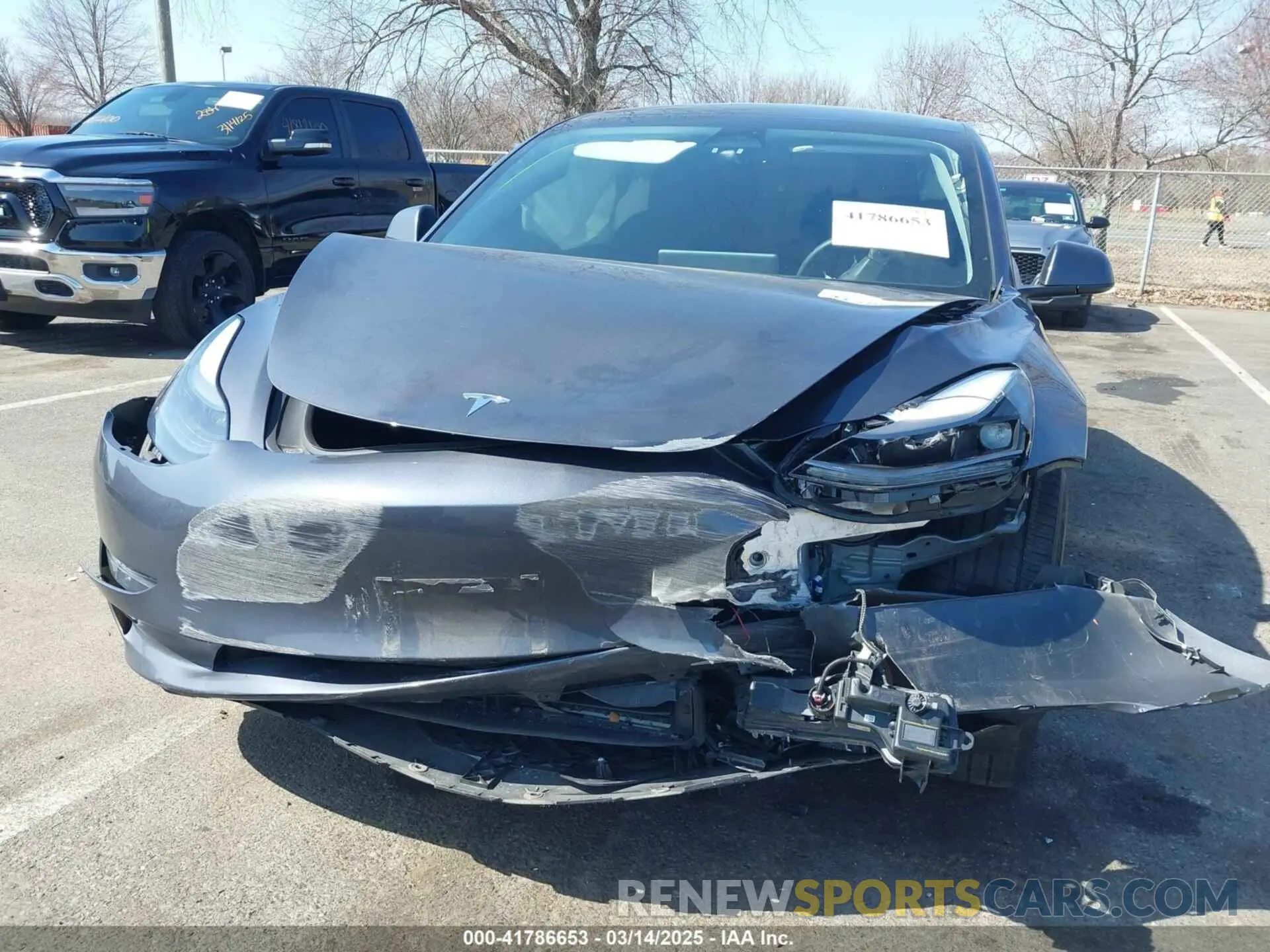 6 Photograph of a damaged car 5YJ3E1EBXPF391507 TESLA MODEL 3 2023