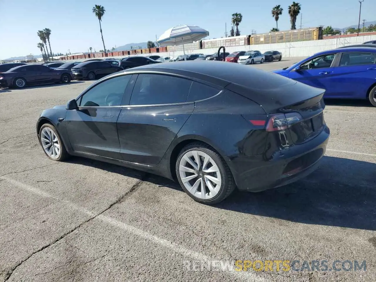 2 Photograph of a damaged car 5YJ3E1EBXPF462771 TESLA MODEL 3 2023