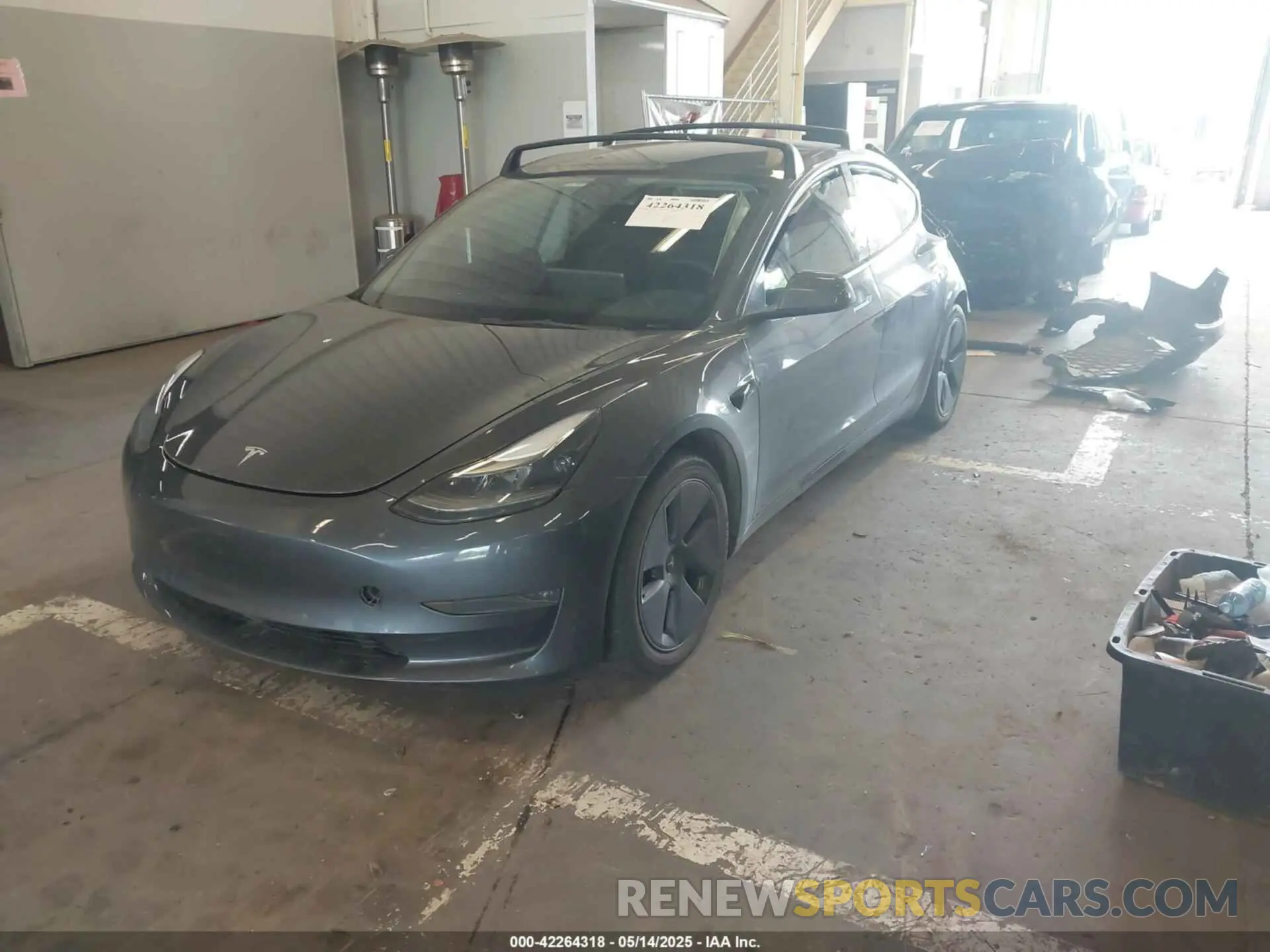 2 Photograph of a damaged car 5YJ3E1EBXPF468036 TESLA MODEL 3 2023