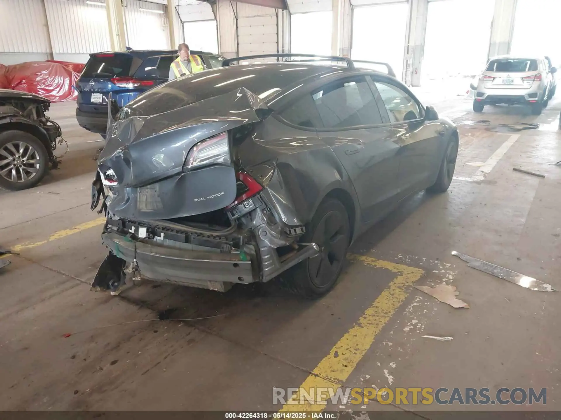 4 Photograph of a damaged car 5YJ3E1EBXPF468036 TESLA MODEL 3 2023