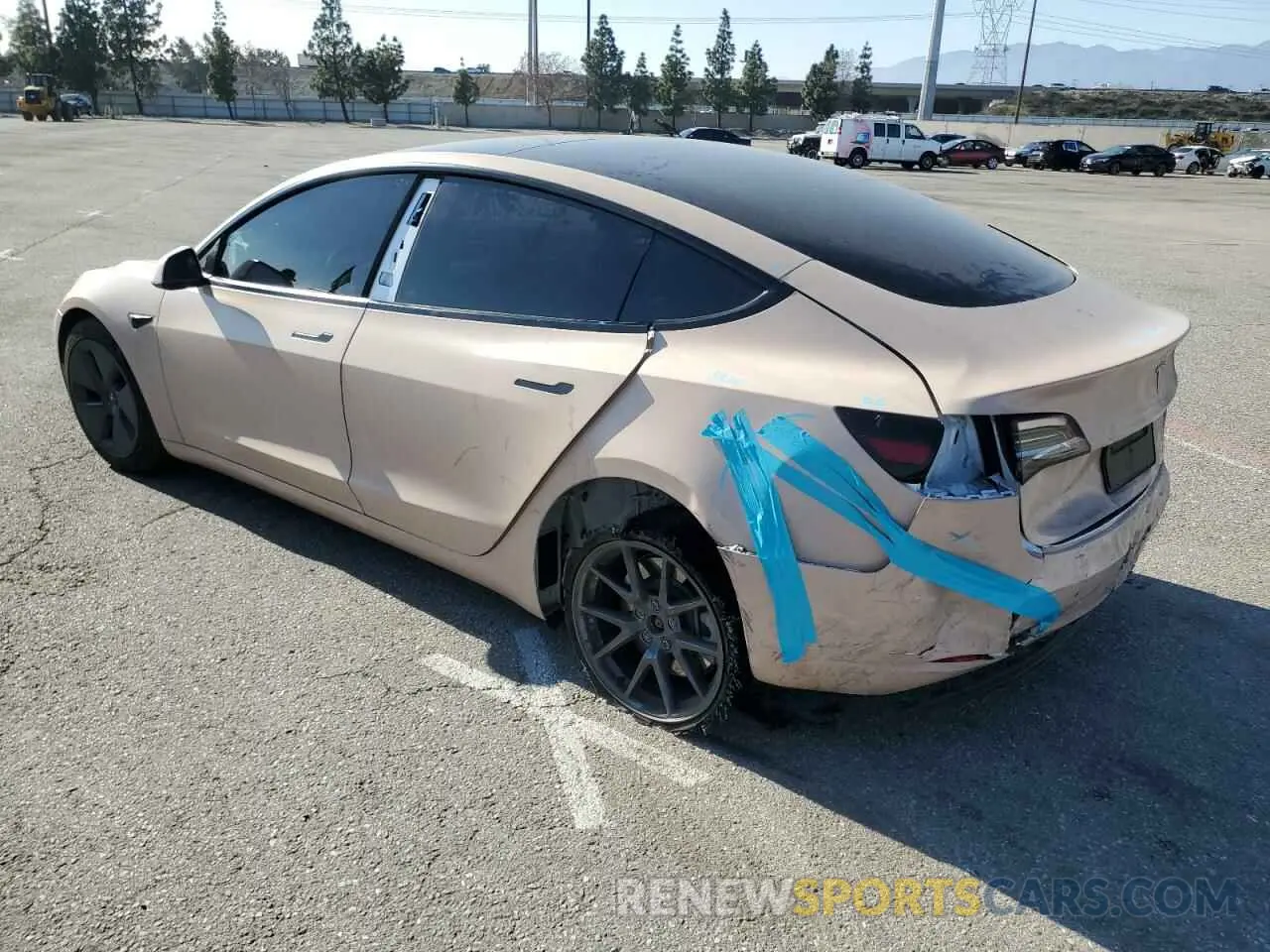 2 Photograph of a damaged car 5YJ3E1EBXPF604178 TESLA MODEL 3 2023