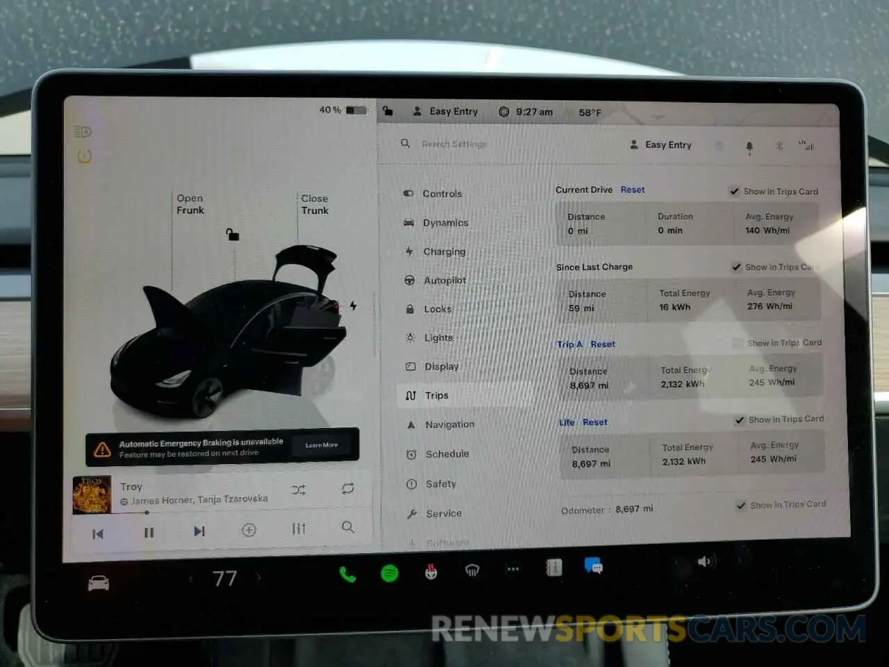 9 Photograph of a damaged car 5YJ3E1EBXPF633308 TESLA MODEL 3 2023