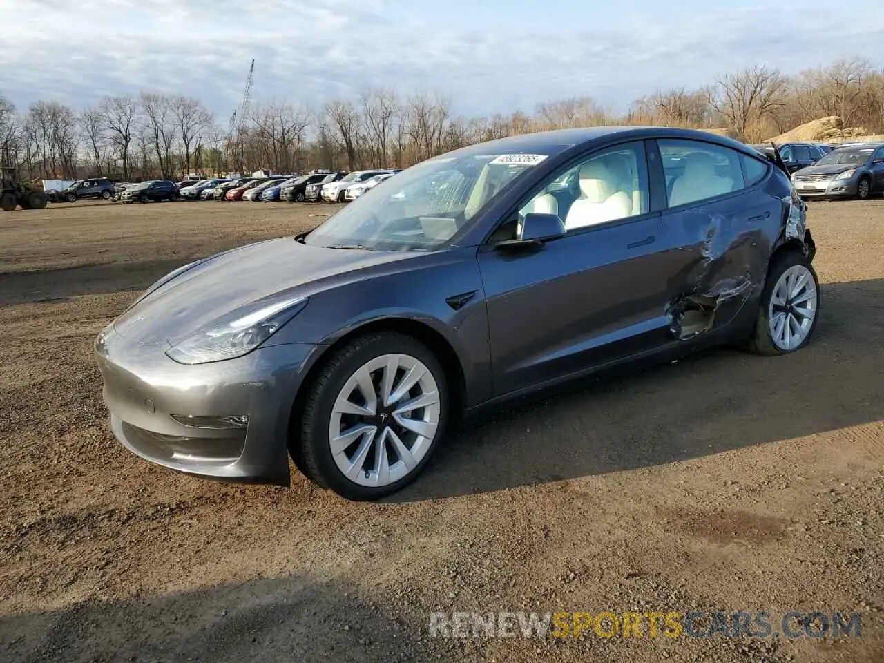 1 Photograph of a damaged car 5YJ3E1EBXPF660900 TESLA MODEL 3 2023